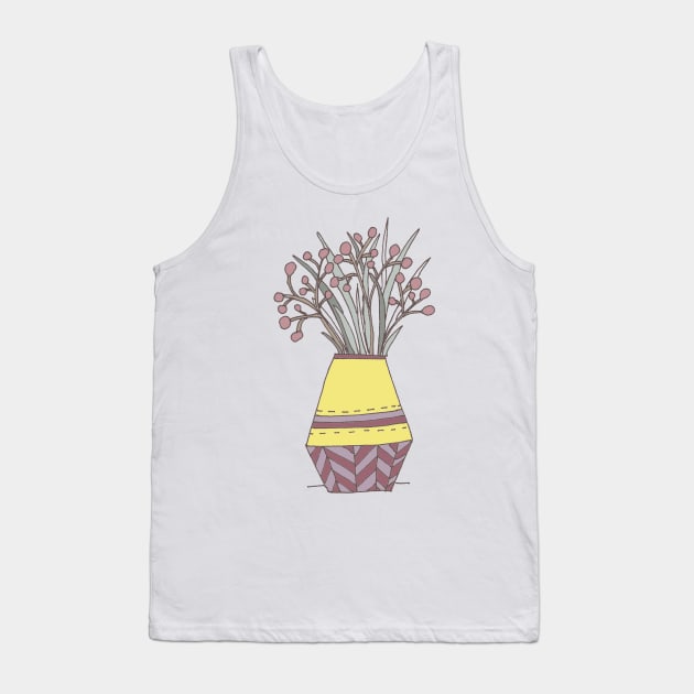 Plum Blooms Tank Top by LauraKatMax